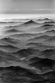Les Andes Photo Art Frame Black And White Landscape Art Photography