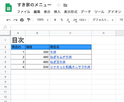 Gas スプレッドシートで目次のようにシートの一覧ページを作ろう ポンコツエンジニアのごじゃっぺ開発日記
