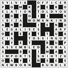 This couple uses the puzzle game mad gab to reveal to gigi that she is finally going to be a grandmother. I Revealed My Baby S Name In A Newspaper Crossword Puzzle Lr Crosswords