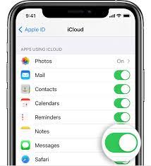 Make sure the messages box is selected. Use Messages In Icloud Apple Support Uk