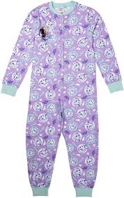 Disney Girls Frozen Onesie Anna Elsa Olaf Girls Sleepsuit Ages 3 To 12 Years Old Amazon Co Uk Clothing