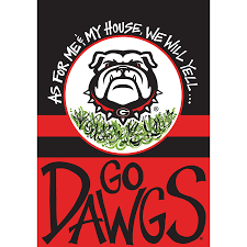 Der kickoff ist am dienstag, 11. Georgia Bulldogs 28 X 40 Double Sided House Flag