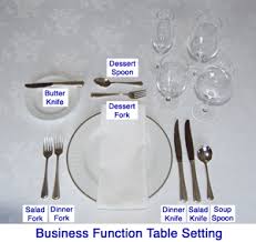 Start with a dinner plate, then place a salad plate or soup bowl (or both) on top. Dinner The Gentleman S Primer Dining Etiquette Table Etiquette Dinner Table Setting