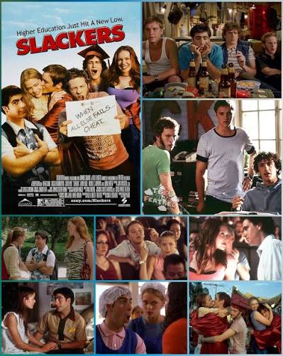 Throwback to Slackers (2002) This movie is a chaotic, offbeat college  comedy packed with early 2000s energy and a stacked cast: Devon Sawa, Jason  Schwartzman, Jaime King, Jason Segel, Michael Maronna, and