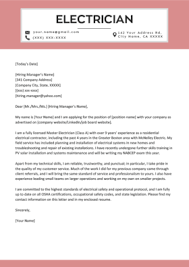 Maybe you would like to learn more about one of these? Electrical Engineer Cover Letter Example Resume Genius