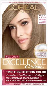 See more ideas about hair styles, hair beauty, hair cuts. L Oreal Paris Excellence Creme Permanent Hair Color 7 5a Medium Ash Blonde 1 Ea Walmart Com Walmart Com