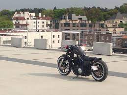 A perfect bike for a someone who doesn't need to show off. 2012 Harley Davidson Sportster Iron 883 Bobber By Nicky Boelen Bobber Autos Und Motorrader Chopper