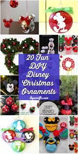 35 Creative Diy Disney Christmas Ornaments Anyone Can Do Disney Christmas Crafts Disney Christmas Diy Disney Christmas Ornaments
