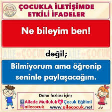 Cocukla Iletisimde Etkili Ifadeler Iletisim Cocuk Ebeveyn Olmak