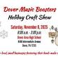 Dover Music Boosters Holiday Craft Show event in Dover, PA