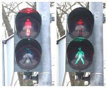 It was designed to give consumers an immediate idea as to whether something is: Ampelmannchen Wikipedia