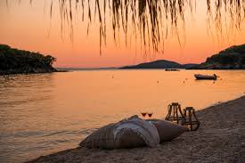 Prima Vista Boutique Hotel & Spa - "There is nothing more beautiful than a sunset viewed over a glass (or two) of summer cocktail" Visit our site for more magic: https://www.primavista.gr/ #primavista #