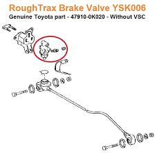 Ysk Rear Brake Load Sensing Valve Hilux Pickup Kun25 Kun26 47910 0k020