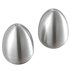 Stainless Steel Pepper Shaker Egg Shaped Salt Shaker Tool 1 Hole 3 Holes Vallexmall Pepper stopper slightly darker than salt stopper disclosures: