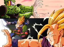 Cell Vs Gohan Vegeta Y Piccolo Dragon Ball Art Anime Dragon Ball Dragon Ball Wallpapers