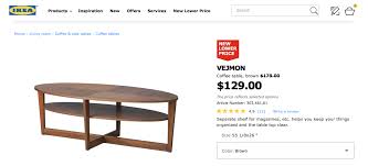 Ikea Vejmon Coffee Table Brown 55 1 8 X 26 129 Coffee Table Home Living Room Home And Living