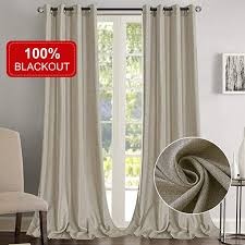 Rustic burlap table linens, bedding accessories, and window treatments. Amazonsmile Rose Home Fashion 100 Blackout Curtains For Bedroom Linen Textured Look Drapes With Curtains Bedroom Linen Blackout Curtains Curtains Living Room