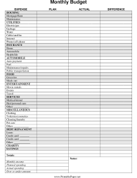 The monthly printable monthly budget worksheet can help you stay more organized and manage your finances better. Printable Budgets