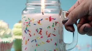 Fun candle with realistic particle fire. How To Make Your Own Funfetti Candle Diy Projects Craft Ideas How To S For Home Decor With Videos