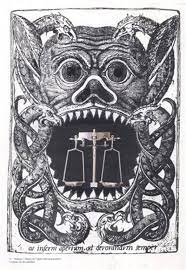 Guarani is the traditional language and it is spoken by almost all the paraguayan population; Hell Drawing By Yapari Guarani Aborigine Set Of Scales Leon Ferrari 1995 6 2007 Tate