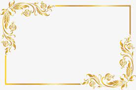 Golden Noble Frame Frame Clipart Golden Honorable Png Transparent Clipart Image And Psd File For Free Download Floral Border Design Poster Background Design Simple Photo Frame