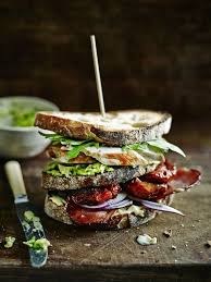 Bread Rocket Chicken Avocado Bread Sundried Tomatoes Bacon Onion Mayo Optional I D Replace It With Recettes De Cuisine Nourriture Gastronomie