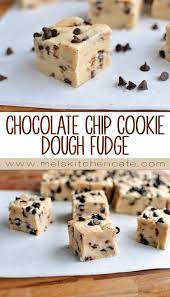 Chocolate Chip Cookie Dough Fudge Recipe Cookie Dough Fudge Fun Baking Recipes Fudge Recipes