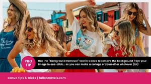 Set your background color to white, or delete any existing background by selecting it and clicking the trash icon on the toolbar.; How To Remove The Background From An Image In Canva No Photoshop Required Fallon Travels