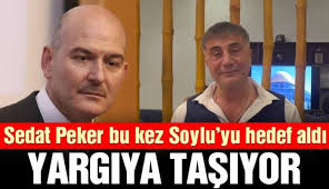 İçişleri bakanı süleyman soylu, chp genel başkanı kılıçdaroğlu'nun organize suç örgütü lideri sedat peker iddialarıyla ilgili açıklamalarına mafya konusunda tek yapamadığımız, her seçim kaybeden siyaset mafyasının, türk siyaseti'ne musallatlığına çaresiz kalmaktır sözleriyle cevap verdi. Icisleri Bakani Suleyman Soylu Organize Suc Orgutu Lideri Sedat Peker E Cevap Verdi Yeni Vatan Gazetesi