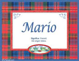 Mario Significado Del Nombre Mario