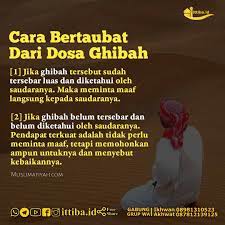 Ittiba Id Cara Bertaubat Dari Dosa Ghibah Gabung Facebook