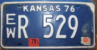 Kansas Antique Tags Automobilia Moonlight Carshow Street Party