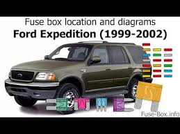 fuse box location and diagrams ford expedition 1999 2002 youtube fuse box location and diagrams ford