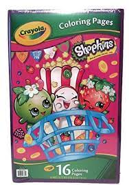 Join in on the fun as i, kimmi the clown, color in my shopkins giant coloring & activity book from crayola! Crayola Shopkins Giant 16 Page Coloring Activity Book Amazon In Toys Games