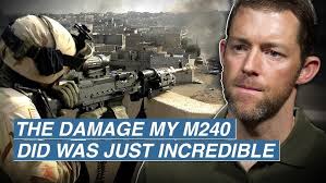 MV-22B Osprey crew chief Gunnery Sgt. Chad Tompkins speaks