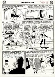 Green Lantern 6 p 17 (1ST TOMAR-RE ISSUE! GREEN LANTERN BATTLE PAGE!)  Large Art - 1961 Comic Art For Sale By Artist Gil Kane at Romitaman.com