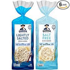 Shop today to find gluten free foods at incredible prices. Amazon Com Quaker Large Rice Cakes Gluten Free Lightly Salted Salt Free Variety Pack 6 Count Everything Else