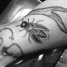 Black And White Lightning Bug Tattoo Lightning Bug Firefly Tattoo Bug Tattoo Tattoos
