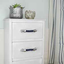 We use manila rope and plumbing supplies to create a perfect pull to add to your farmhouse or nautical design. Chrome Rope Pull Nautical Themed By Proper Copper Design Notonthehighstreet Com