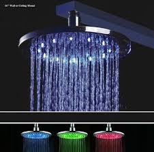 Shop Fontanashowers 16 Round Led Rainfall Showerhead At Fontanashowers Com
