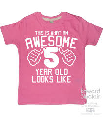 Summer Cute Birthday Outfits For 12 Year Olds This Is What An Awesome 5 Year Old Looks Like Girls 5th Etsy 9 Year Old Girl Birthday Girls 9th Birthday Girl 2nd Birthday