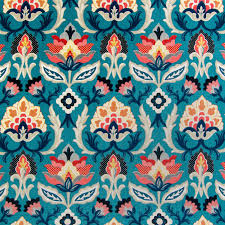 Adriatic Blue Medallion Print Upholstery Fabric Upholstery Fabric Upholstery Cleaning Upholstery