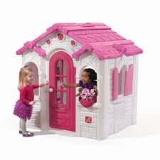 The watching dutch door and shutters add a stylish touch to the house. Sweetheart Playhouse Kids Playhouse Step2