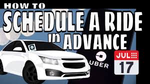 How To Schedule Uber In Advance Youtube