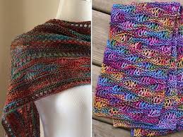 Knitting stitch patterns provide knitting instructions for stitch patterns that can be incorporated into your garments to make your work unique. Knitted Drop Stitch Shawls