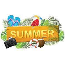 Creative Summer Board With Summer Elements Summer Summer Board Summer Collection Png And Vector With Transparent Background For Free Download Creative Graphic Design Background Templates Summer Banner