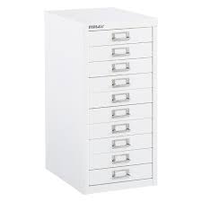 This rustic style filing cabinet will look amazing in a contemporary home. Bisley White 8 10 Drawer Collection Cabinets The Container Store