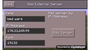 Minecraft bedwars servers is a type of minecraft server where players fight each other on floating islands with beds. Minecraft Pe 11 1 Bed Wars Buildbattle Vb Server Youtube