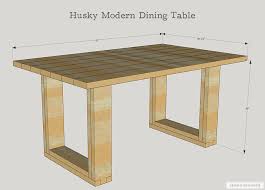 Because it's cheap and easy to find within their here are the simple 18 ideas for diy modern table that we provided for you. Diy Husky Modern Dining Table