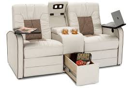 Qualitex De Leon Rv Loveseat With Console Rv Furniture Love Seat Recliner